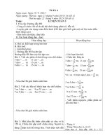 GIAO AN LUYEN TOAN LOP 5 BUOI CHIEU TUAN 4  LUYEN NOI DUNG TUAN 3