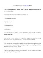 Tải Gợi ý Đáp án tự luận Mô đun 2 Đại trà (Dùng cho tất cả các môn) - Tổng hợp câu hỏi tự luận Module 2