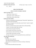 BAO CAO TONG KET CHI DOAN 20152016