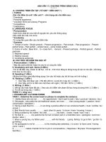 CHUONG TRINH ON TAP  TU UNIT 1 DEN UNIT 7 ANH VAN 11 CHUONG TRINH NANG CAO VA DE THAM KHAO