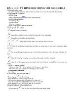 Bai hoc ve hinh hoc dong Geogebra