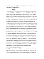 Bai van nghi luan Phan tich bai tho  Tu Tinh II  cua Ho Xuan Huong