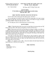 Quyet dinh kien toan Ban kiem tra noi bo truong hoc nam hoc 20202021