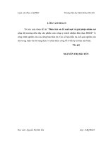 Phân tích và đề xuất một số giải pháp nhằm mở rộng thị trường tiêu thụ sản phẩm của công ty trách nhiệm hữu hạn DEKA