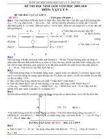 Bo de thi boi duong hoc sinh gioi lop 9