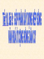 Bai 9 Gop phan xay dung nep song van hoa o cong dong dan cu