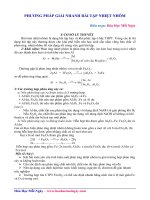 Phuong phap giai nhanh bai tap nhiet nhom