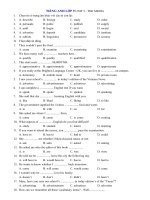 Tải Bài tập Tiếng Anh lớp 9 Unit 5 - Bài tập Tiếng Anh lớp 9 Unit 5 The Media có đáp án