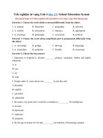 Tải Trắc nghiệm từ vựng Unit 4 lớp 12: School Education System hệ 7 năm - Từ vựng Unit 4 lớp 12 có đáp án