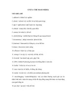 Tải Từ vựng Tiếng Anh lớp 12 Unit 4 The Mass Media - Từ vựng Tiếng Anh lớp 12 chương trình mới