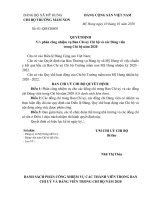 QD phan cong nhiem vu cho Dang vien nam 2020