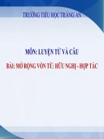 L:TVC: MRVT Hữu nghị-Hợp tác