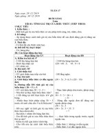 giao an lop 3 tuan 17