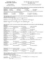 Tải Đề thi thử THPT Quốc gia năm 2017 môn Tiếng Anh trường THPT Cảm Nhân, Yên Bái CÓ ĐÁP ÁN (2) - Đề thi thử Đại học năm 2017 môn Tiếng Anh có đáp án