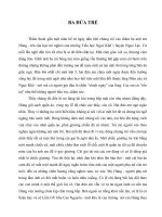 Chuyen ba dua trecan su cam thong va chia se