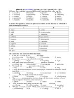 Tải Bài tập nâng cao môn Tiếng Anh lớp 8 Chương trình mới Unit 10: Communication có đáp án - Đề ôn tập Tiếng Anh lớp 8 có đáp án