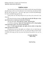 Thong bao hop phu huynh va thong bao dang ky dung sua hoc duong nam hoc 20182019