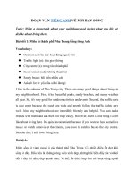 Tải Đoạn văn Tiếng Anh viết về nơi bạn đang sống - Write a paragraph about your neighbourhood saying what you like or dislike about living there