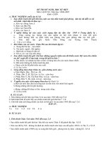 De thi HK I  co dap an