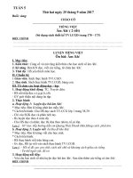 Giao an Tuan 5  Lop 1