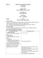 Giao an Tuan 4  Lop 1