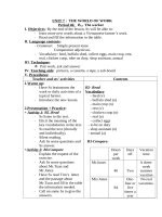 Tải Giáo án Tiếng Anh lớp 7 Unit 7: The world of work - Lesson 5 - Giáo án điện tử môn Tiếng Anh lớp 7