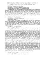 Dien van ky niem ngay nha giao Viet Nam 2011 nam hoc 20172018