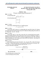 De tuyen sinh 10 mon Toan chuyen va dap an tham khao