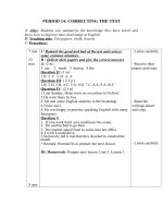 Tải Giáo án Tiếng Anh lớp 9: Correcting the test 2 - Giáo án điện tử môn Tiếng Anh lớp 9
