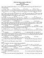 De luyen thi Dai hoc Mon Vat Ly so 910 va dap an