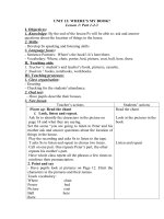 Tải Giáo án Tiếng Anh lớp 3 Unit 13: Where's my book - Lesson 1 - Giáo án điện tử môn Tiếng Anh lớp 3