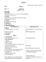 Giao an Tuan 4  Lop 1