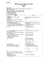 Giao an Tuan 4  Lop 2