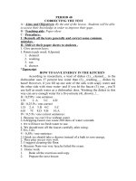 Tải Giáo án Tiếng Anh lớp 9: Correcting the test 3 - Giáo án điện tử môn Tiếng Anh lớp 9