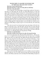 Bai phat bieu cua Dai dien Hoi Phu huynh trong ngay nha giao Viet nam 20112018