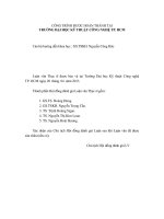 Đánh giá hiện trạng và đề xuất các biện pháp giảm thiểu ô nhiễm môi trường lao động tại các công ty sản xuất sơn trong tỉnh đồng nai 