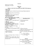 giao an lop 3 tuan 11