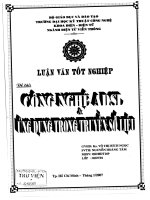 Công nghệ ADSL và ứng dụng trong truyền số liệu 