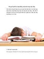 Tải Bí quyết giải tỏa căng thẳng, mệt mỏi trong cuộc sống - Cách giải tỏa căng thẳng, mệt mỏi trong cuộc sống