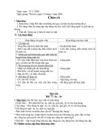 Ke hoach bai day  Tuan  19 Lop 1