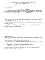 De KT giua ki I mon CT  TLV lop 3