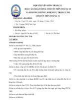 Noi dung hop chuyen mon thang 112016