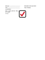 Tải Đề ôn thi học kì 2 lớp 4 môn tiếng Anh có file nghe + đáp án (Số 1) - Đề thi học kì 2 lớp 4 môn tiếng Anh