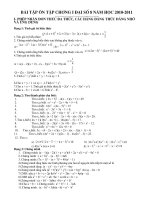 Mot so bai tap on chuong I Dai so 8 Hay