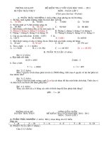 De thi cuoi nam 20102011  L3  Co dap an