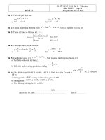 De on tap Toan 11 HK2  de so 13