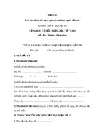 Mẫu Văn bản thông báo tạm ngừng hoạt động dự án đầu tư (Mẫu I.10)