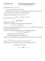Tải Đề thi thử THPT Quốc gia môn Toán lần 1 năm 2015 trường THPT Sơn Tây, Hà Nội - Đề thi thử đại học 2015 có đáp án