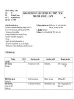 Bai 10 Dong tac bung  chuyen doi hinh hang ngang thanh doi hinh vong tron va nguoc lai