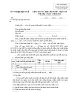 Mẫu Văn bản đề nghị nộp dần tiền thuế nợ (Mẫu số: 01/NDAN)